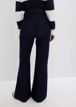 Jean flare taille haute