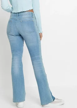 Jean flare taille mi-haute