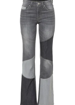 Jean flare taille mi-haute