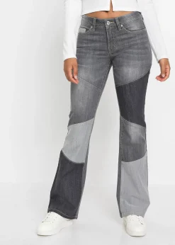 Jean flare taille mi-haute