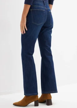 Jean flare, taille mi-haute