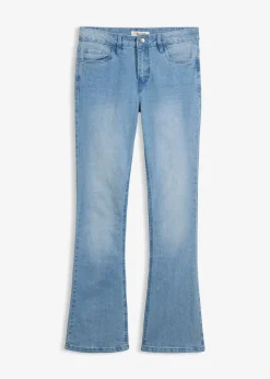 Jean flare taille mi-haute, extensible