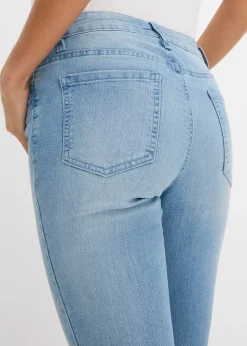 Jean flare taille mi-haute, extensible