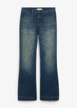 Jean flare taille mi-haute