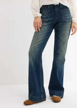 Jean flare taille mi-haute