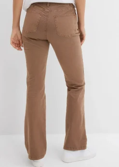 Jean flare taille mi-haute, extensible