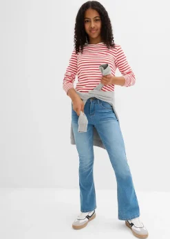Jean flare taille mi-haute