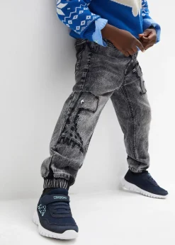 Jean jogger avec doublure thermique en jersey, regular