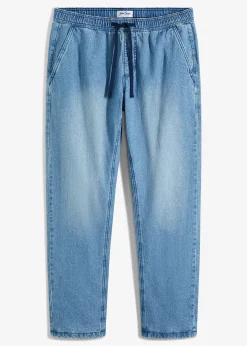 Jean jogger avec doublure thermique en flanelle, droit