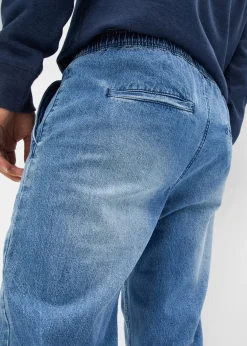 Jean jogger avec doublure thermique en flanelle, droit
