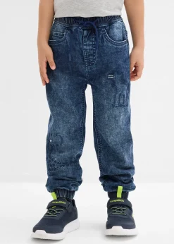 Jean jogger avec doublure thermique en jersey, regular