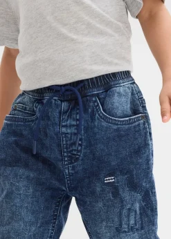 Jean jogger avec doublure thermique en jersey, regular