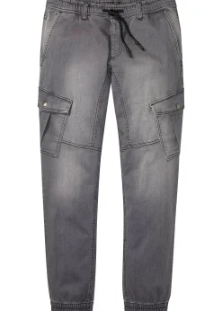 Jean jogger droit avec poches cargo, regular