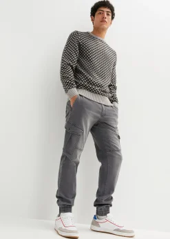 Jean jogger droit avec poches cargo, regular