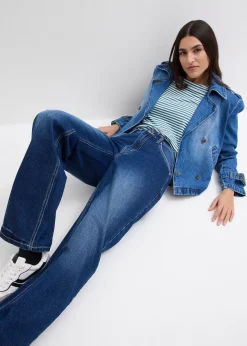 Jean large et droit