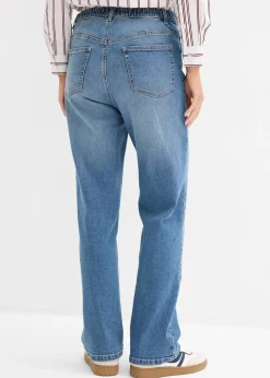 Jean large et droit, taille haute