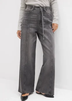 Jean large taille haute