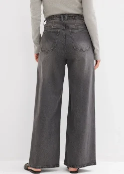 Jean large taille haute
