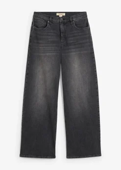 Jean large taille haute