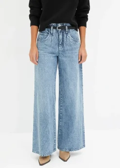 Jean large taille haute