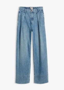 Jean large taille haute