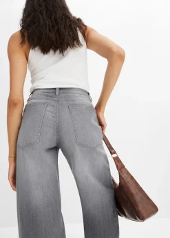 Jean large taille haute