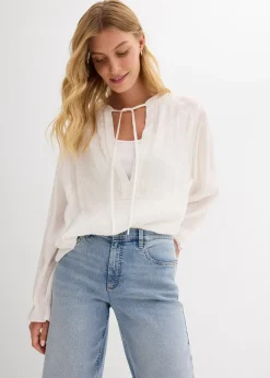 Jean large taille haute