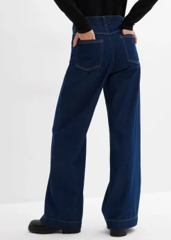 Jean large taille haute