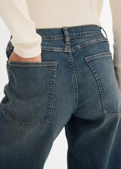 Jean large taille haute