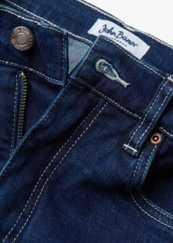 Jean large taille haute, coton