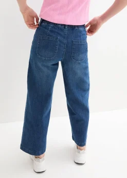 Jean large, taille haute et élastiquée