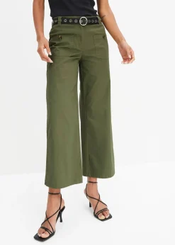 Jean large, taille haute et élastiquée