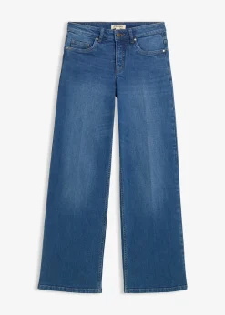Jean large taille mi-haute