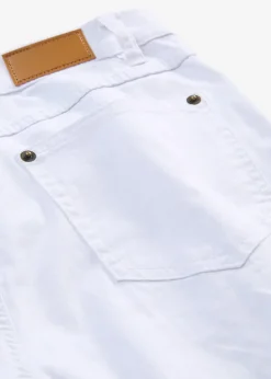 Jean large taille mi-haute, extensible