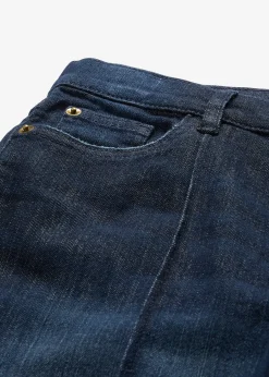 Jean large taille mi-haute