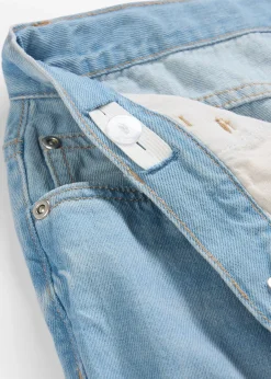 Jean large taille mi-haute