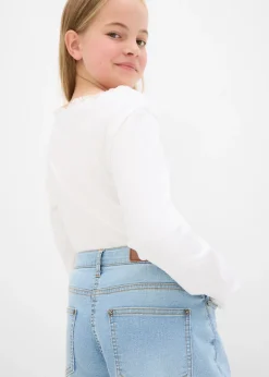 Jean large taille mi-haute