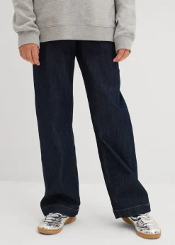 Jean large taille mi-haute