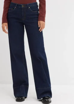 Jean large, taille mi-haute