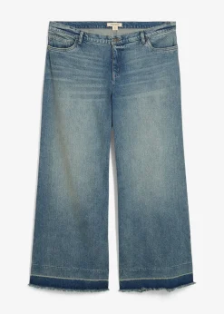 Jean large taille mi-haute