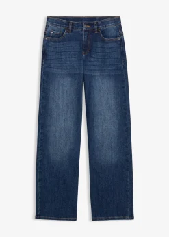 Jean large taille mi-haute