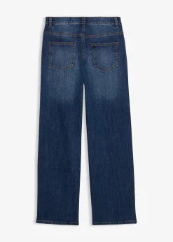 Jean large taille mi-haute
