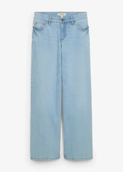 Jean large taille mi-haute