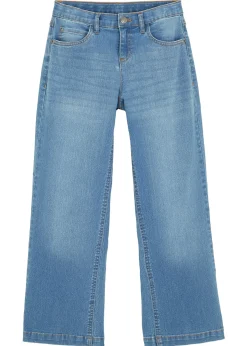 Jean large taille mi-haute