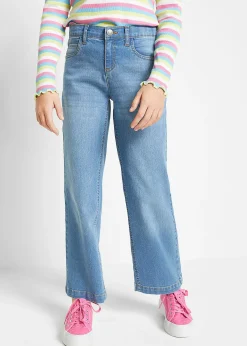 Jean large taille mi-haute