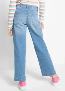 Jean large taille mi-haute