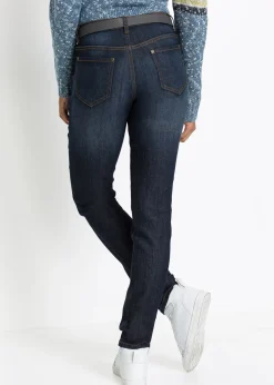 Jean Mom extensible et confortable, taille mi-haute