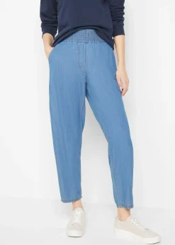 Jean mom taille haute