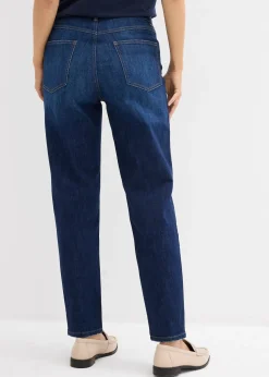 Jean mom taille haute, cropped