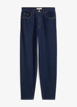 Jean mom taille haute, cropped
